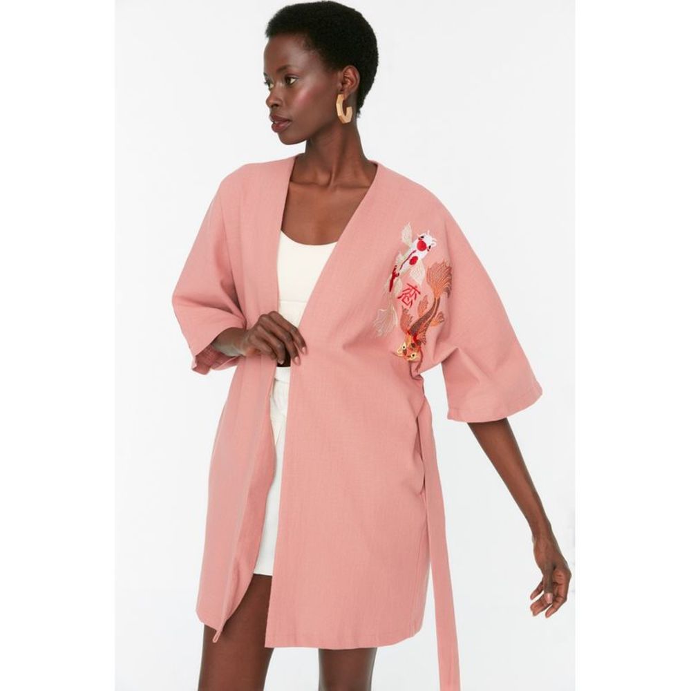 NWT Trendyol Kimono & Caftan Pink Regular